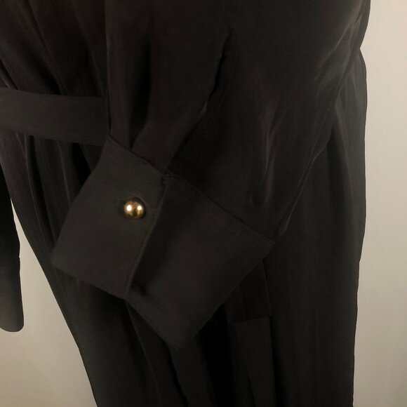 Worthington Black Button-Front Shirt Dress – XXL – Minimalist & Chic - Picture 7 of 11